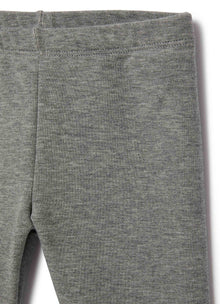 Fleece Leggings | Steel Grey
