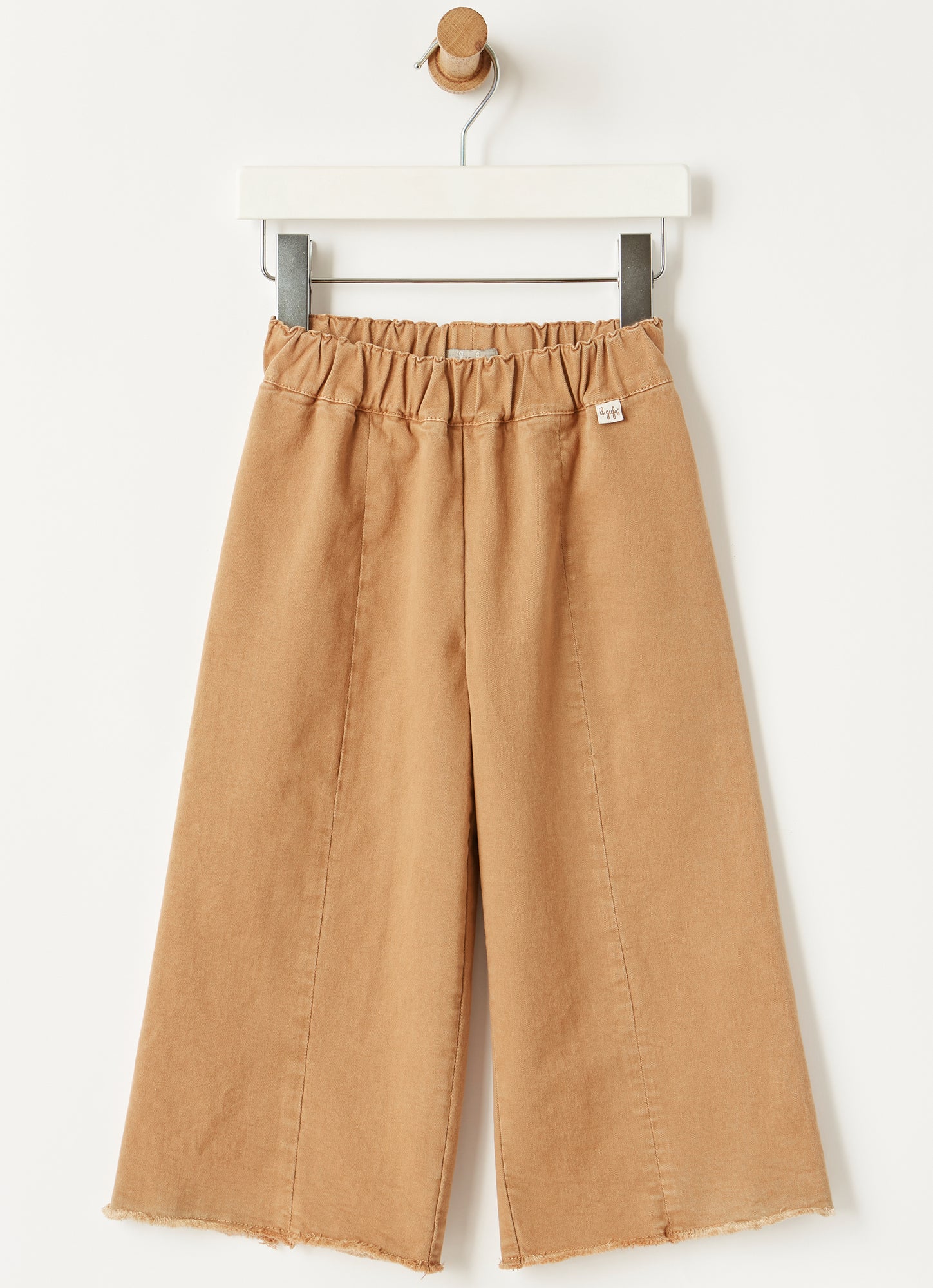Gabardine Culotte Trousers | Beaver Brown