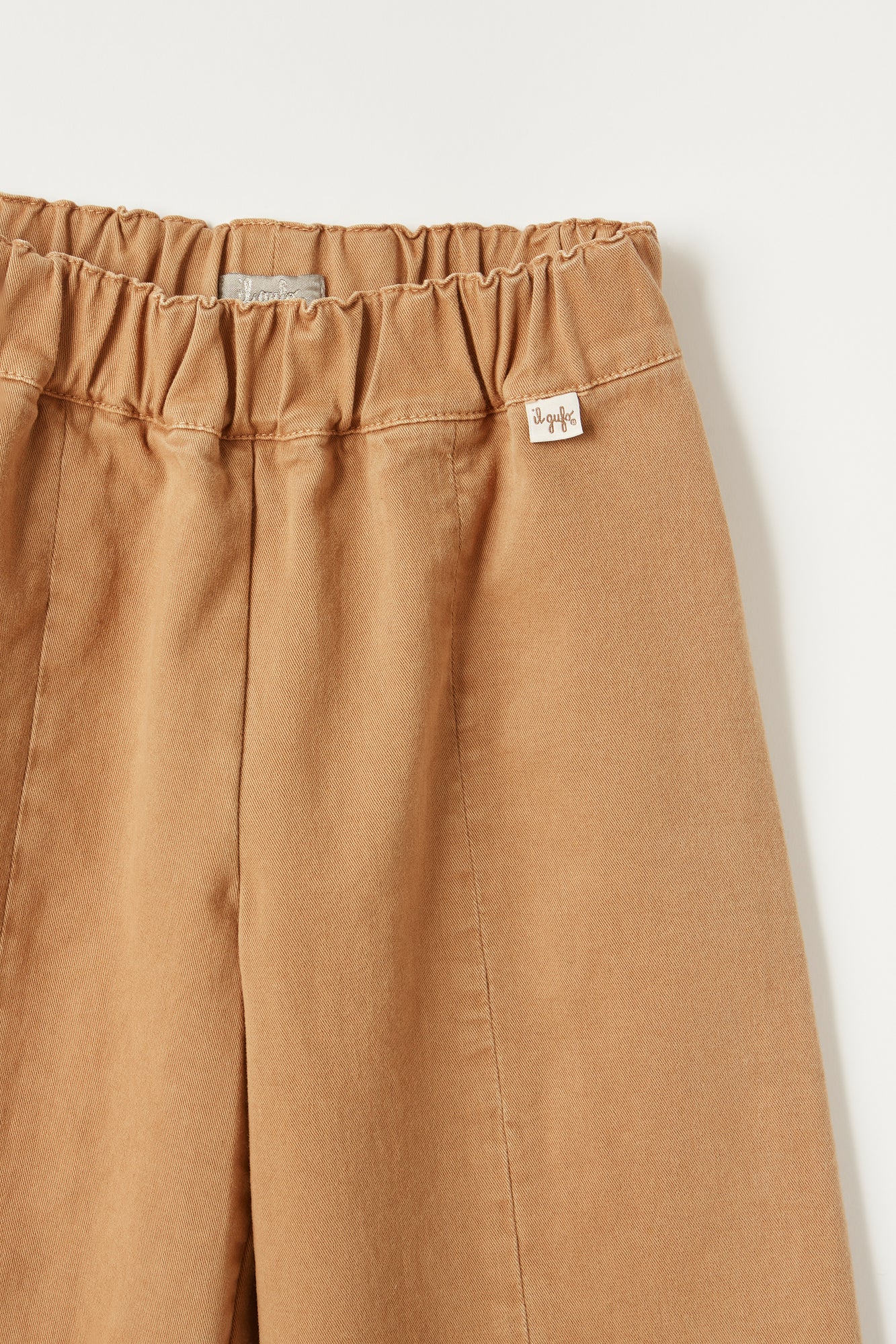 Gabardine Culotte Trousers | Beaver Brown
