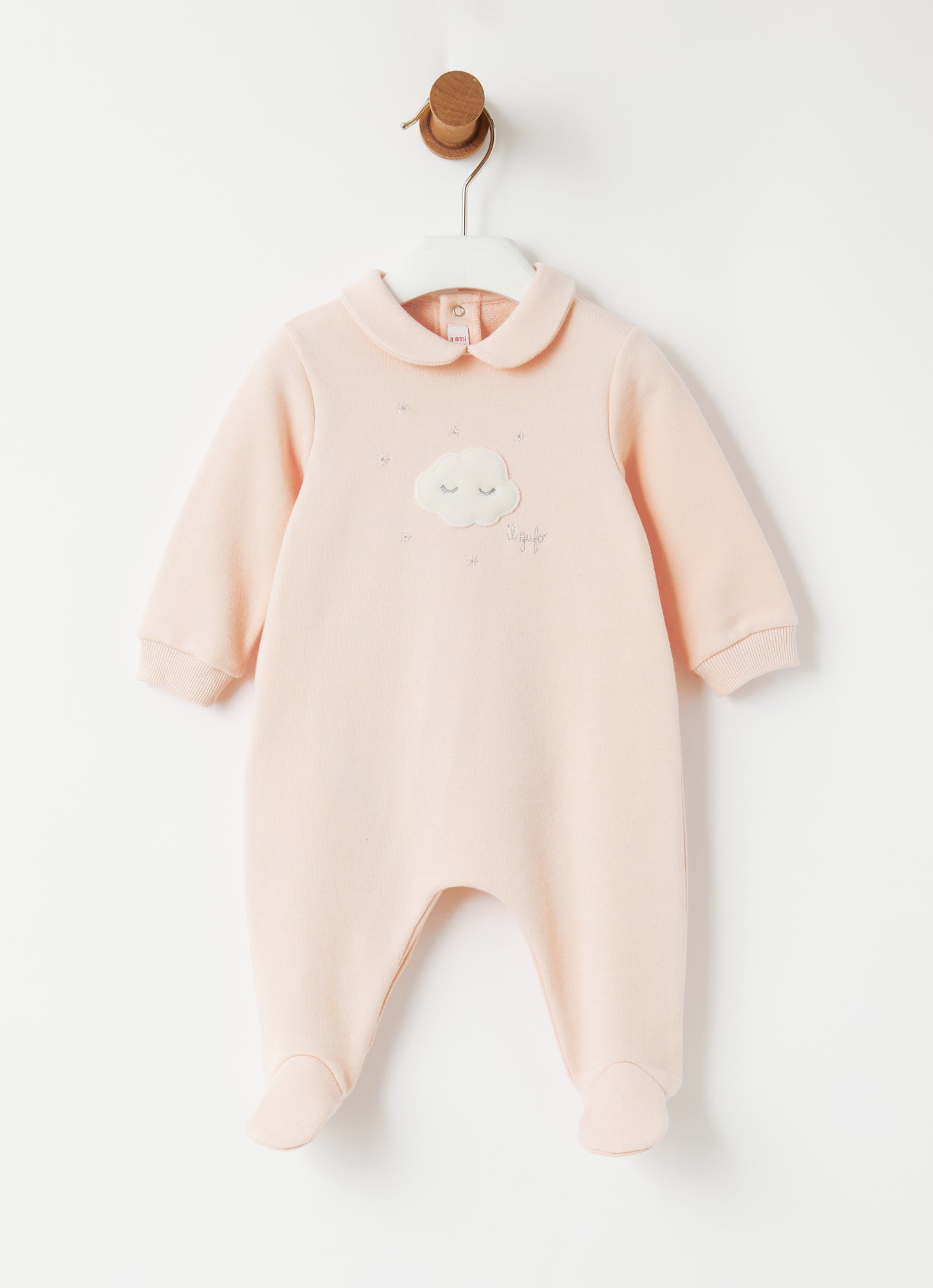 Fleece Babysuit | Quartz Pink/Natural