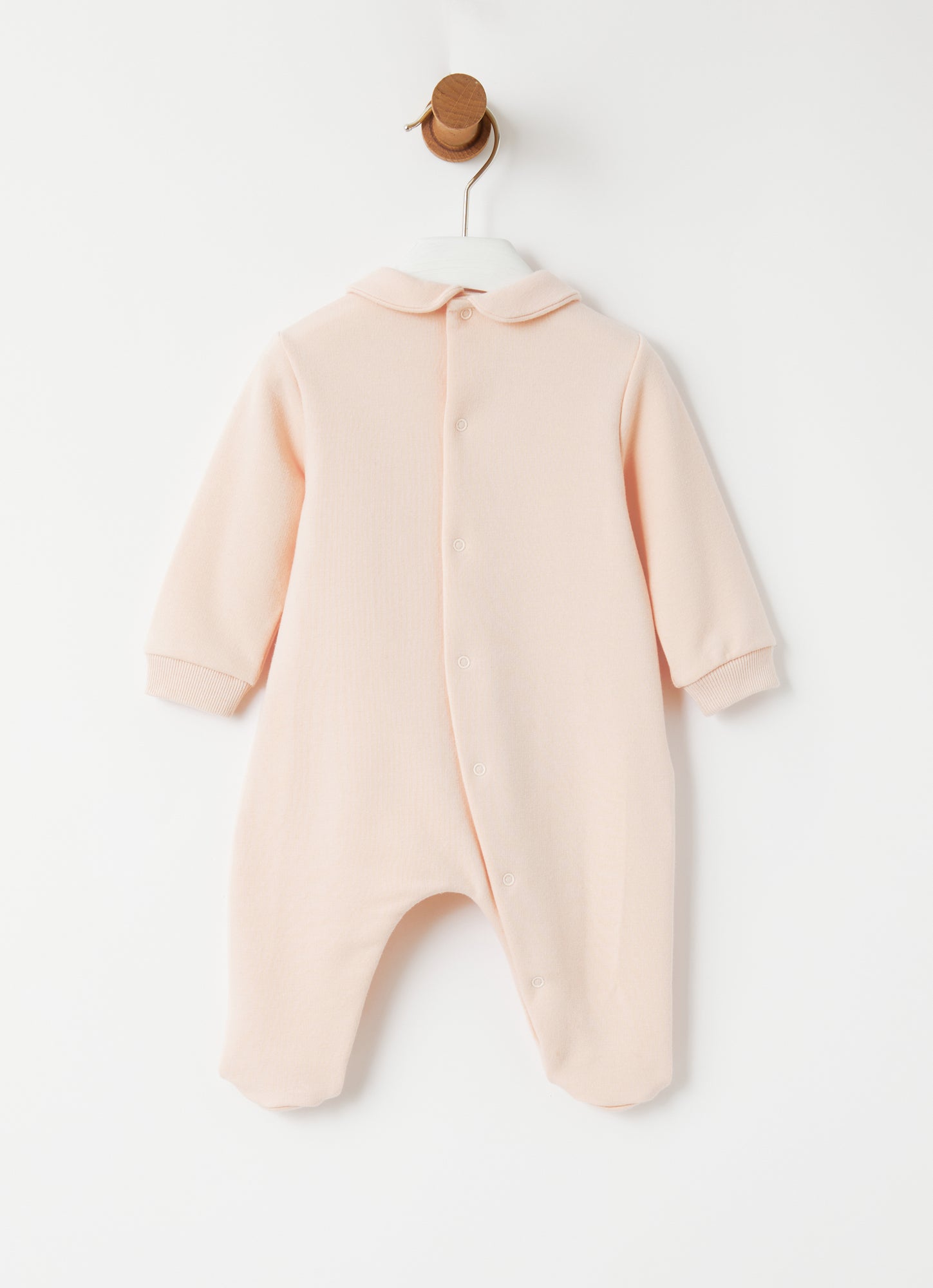 Fleece Babysuit | Quartz Pink/Natural