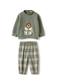 Fleece Trouser Suit in Technowool | Oliva