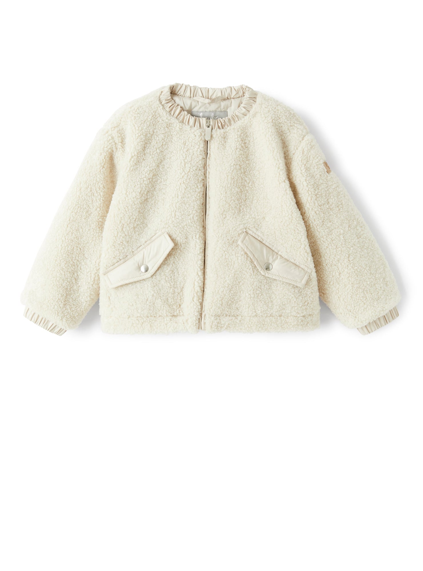 Jacket in Faux Shearling with Eco-Friendly Padding | Natural