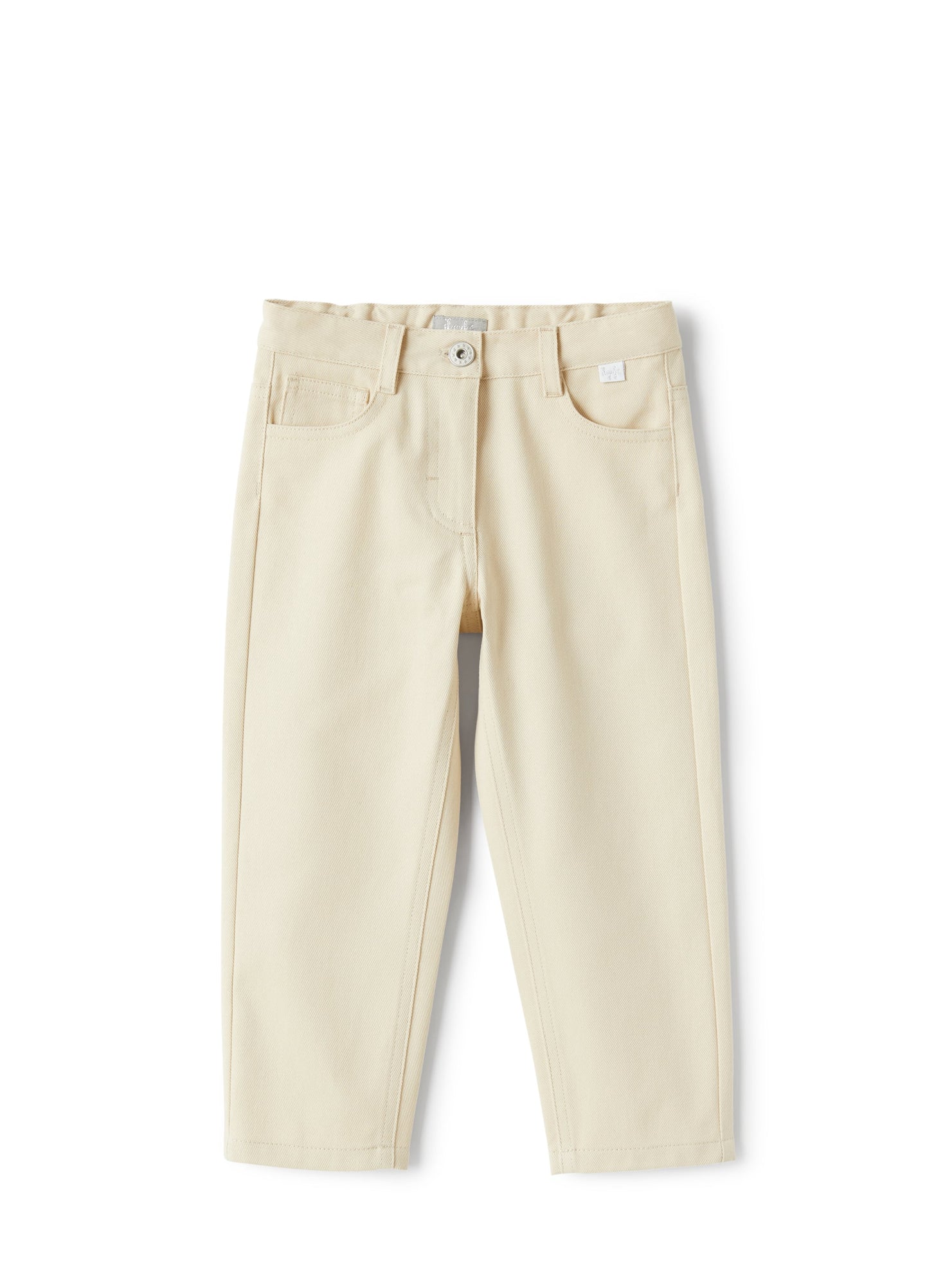 Five-Pocket Bull-Denim Trousers | Caribu Beige