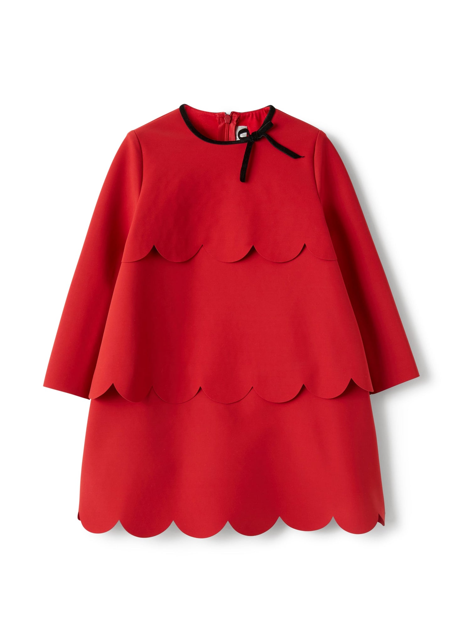 Dress | Rosso Nero/Nero