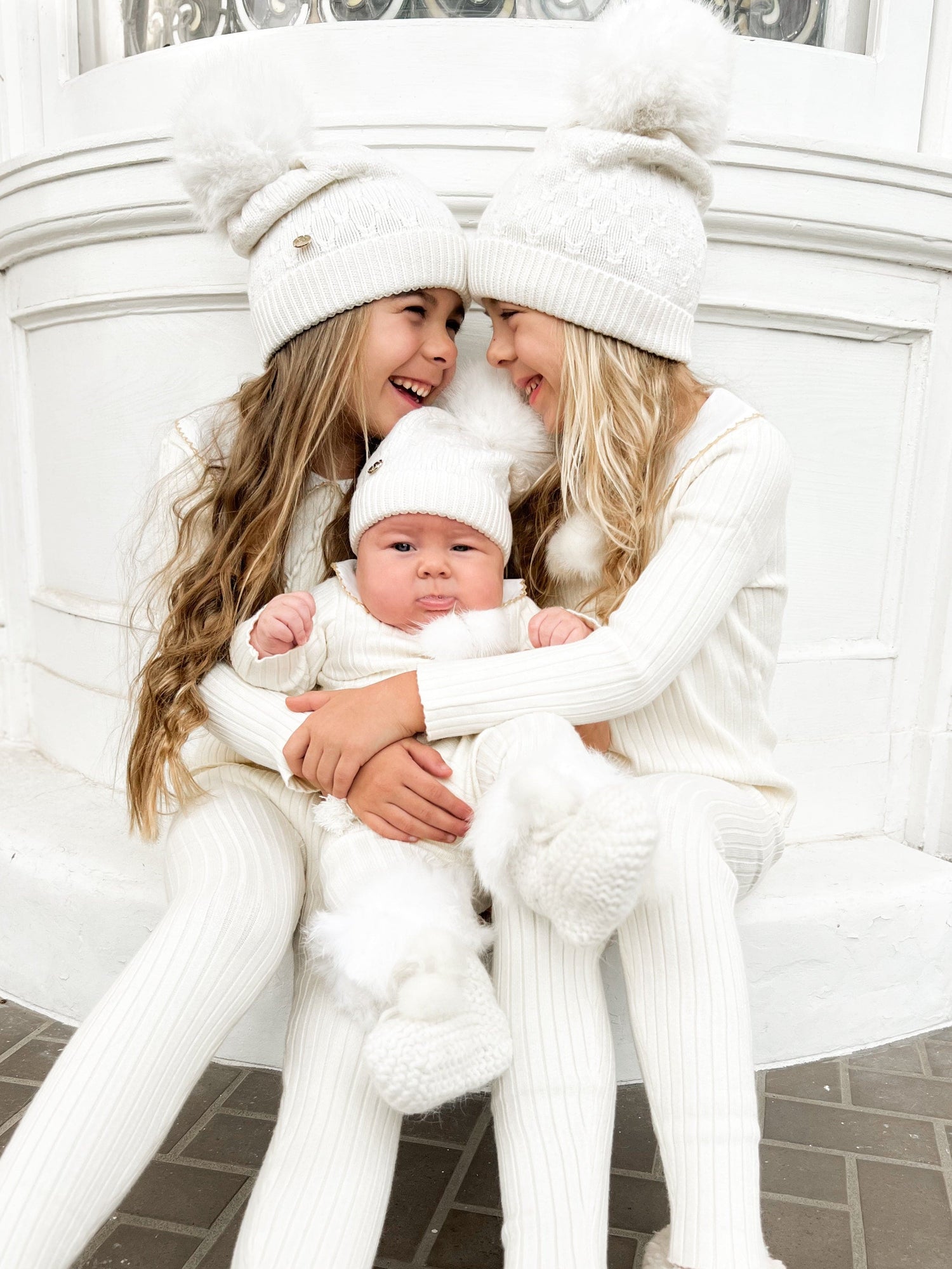 Unisex | Parker Merino Wool Foldover Beanie Hat | Ivory