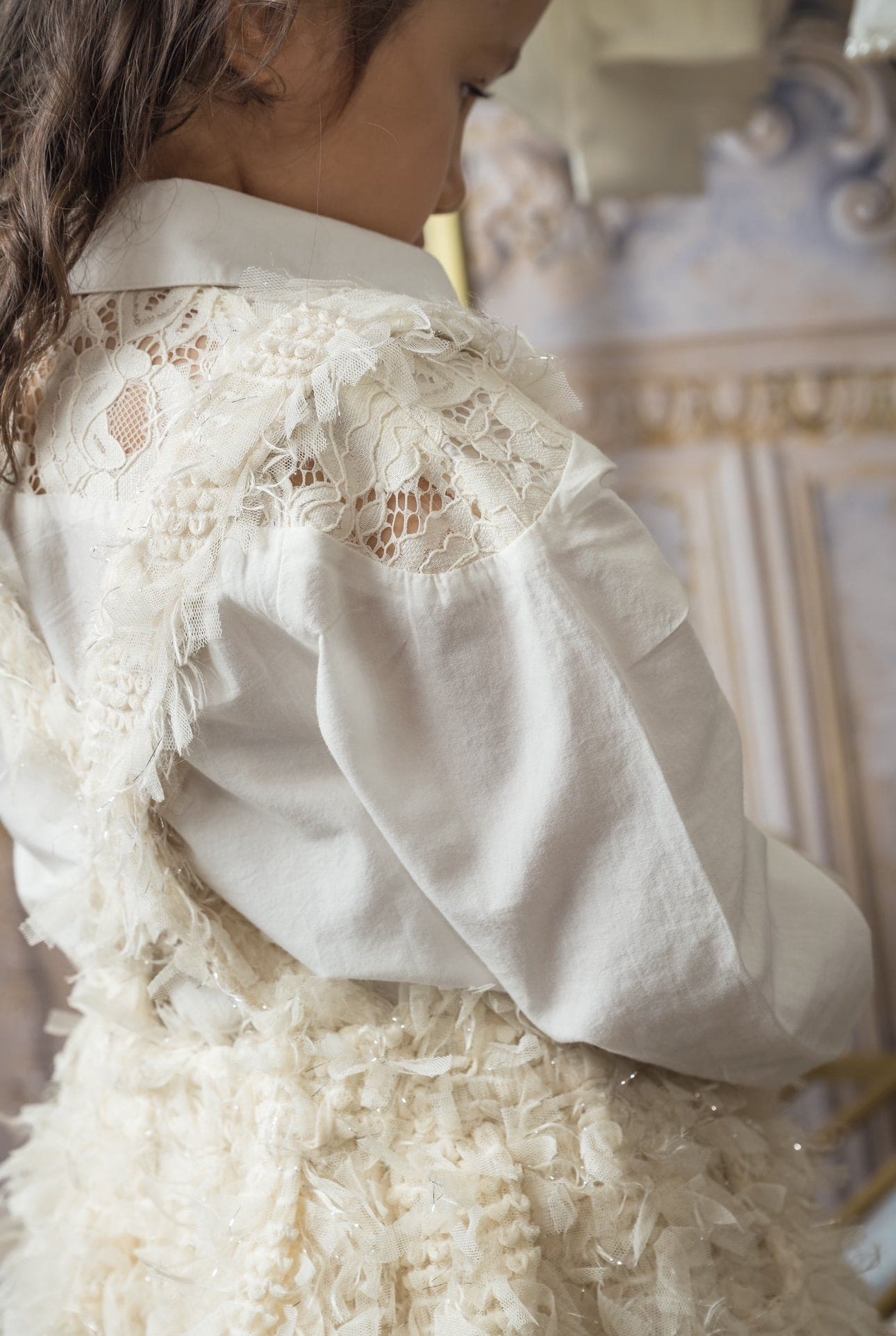 Girl | Ivanna Blouse and Skirt Set | Ivory