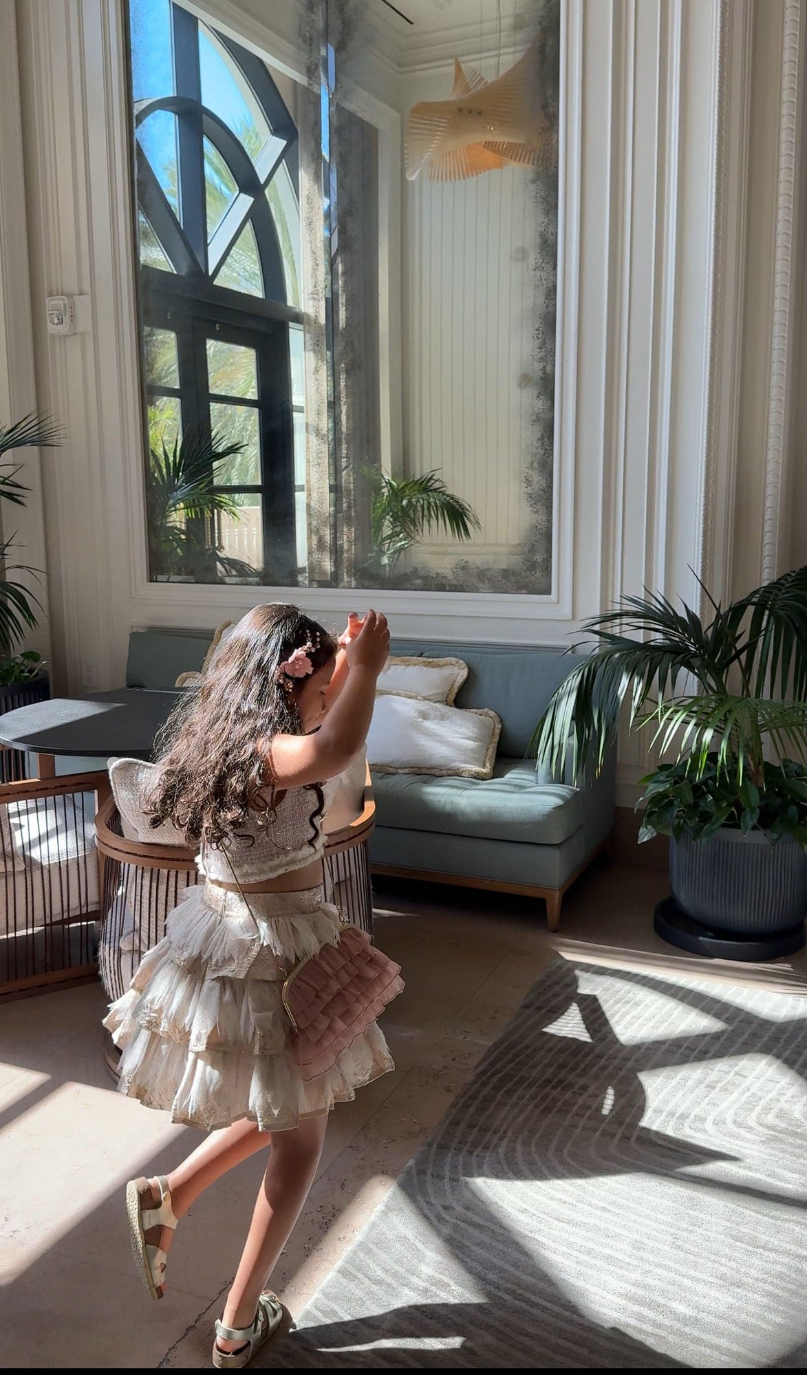 Girl | Charlie Jacquard Glitter Skirt | Gold