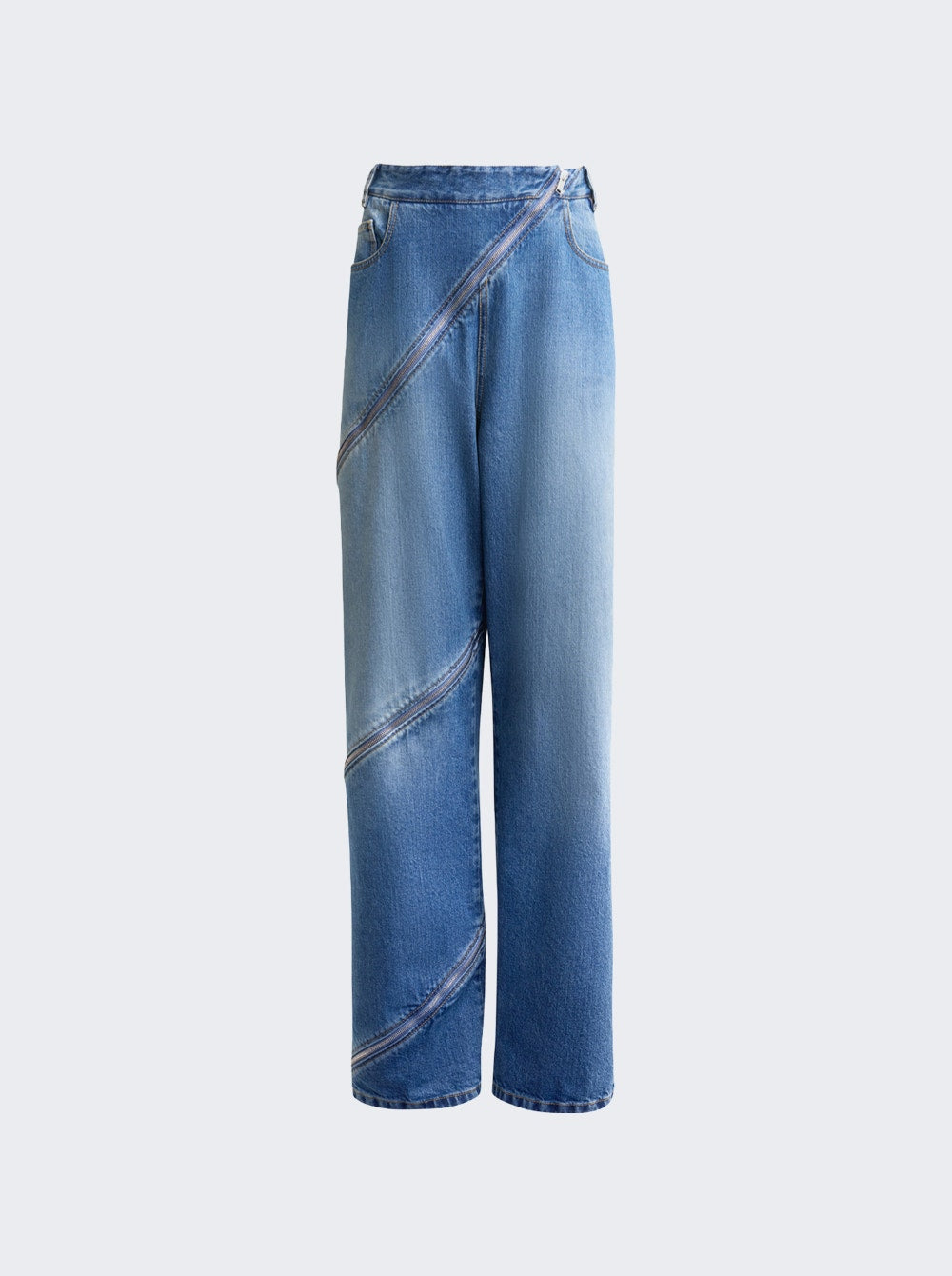 Women | ALAÏA | Spiral Pants Blue