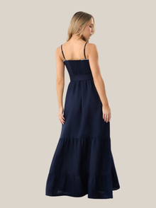 Harper Long Dress | Ocean Blue