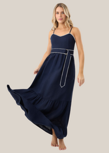Harper Long Dress | Ocean Blue