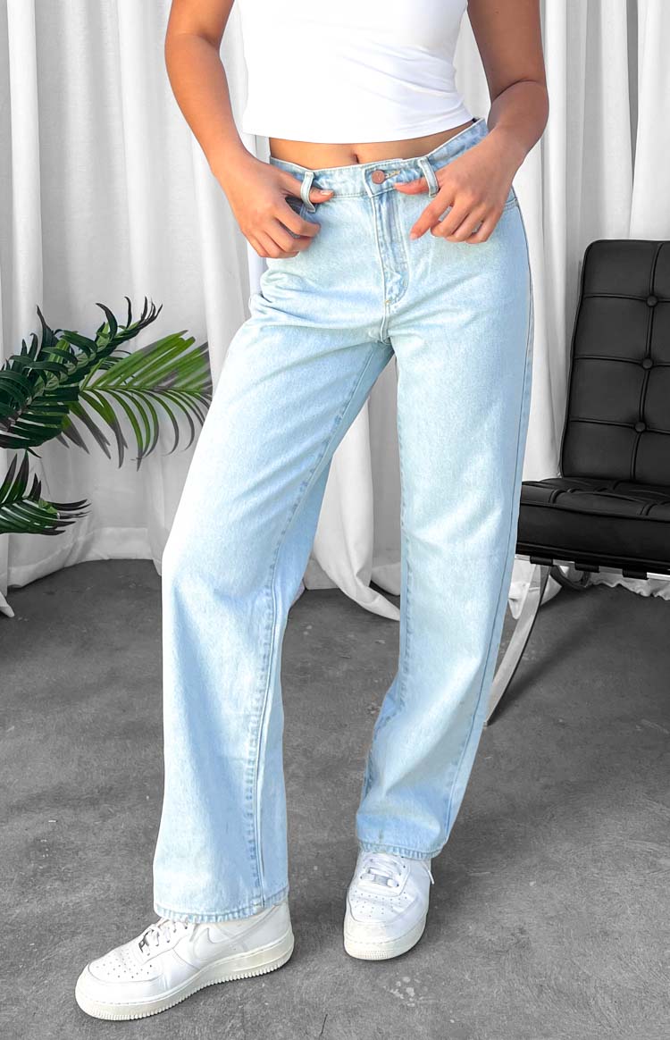 ABRAND A Slouch Jeans | Bleached Stone