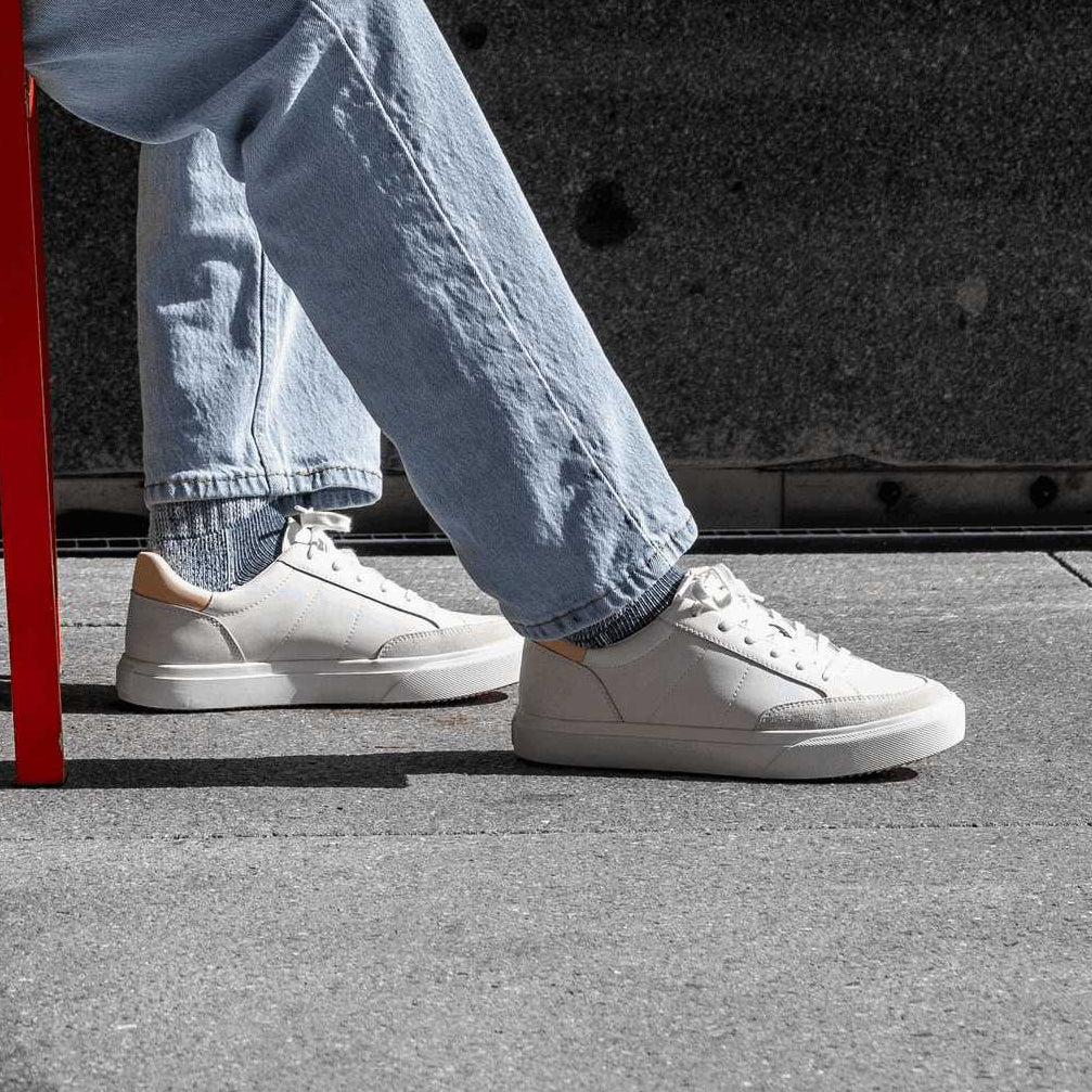 Unisex | Monroe Venice | White Leather Wax Yellow
