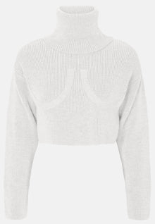 OW Collection Annika Bra Sweater Knit | White