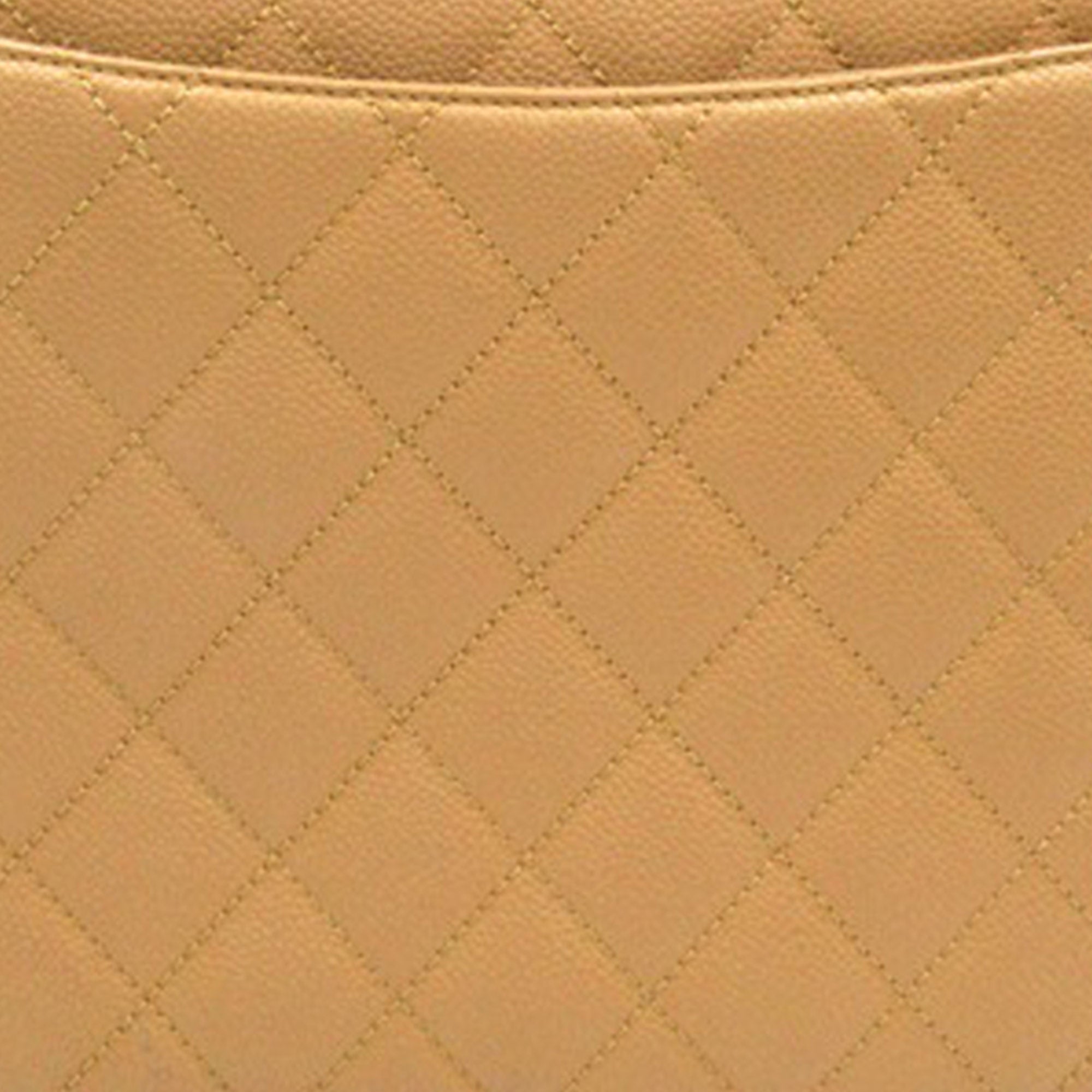 Chanel | Pre-Owned Caviar Kelly Top Handle Bag | Brown/Light Brown