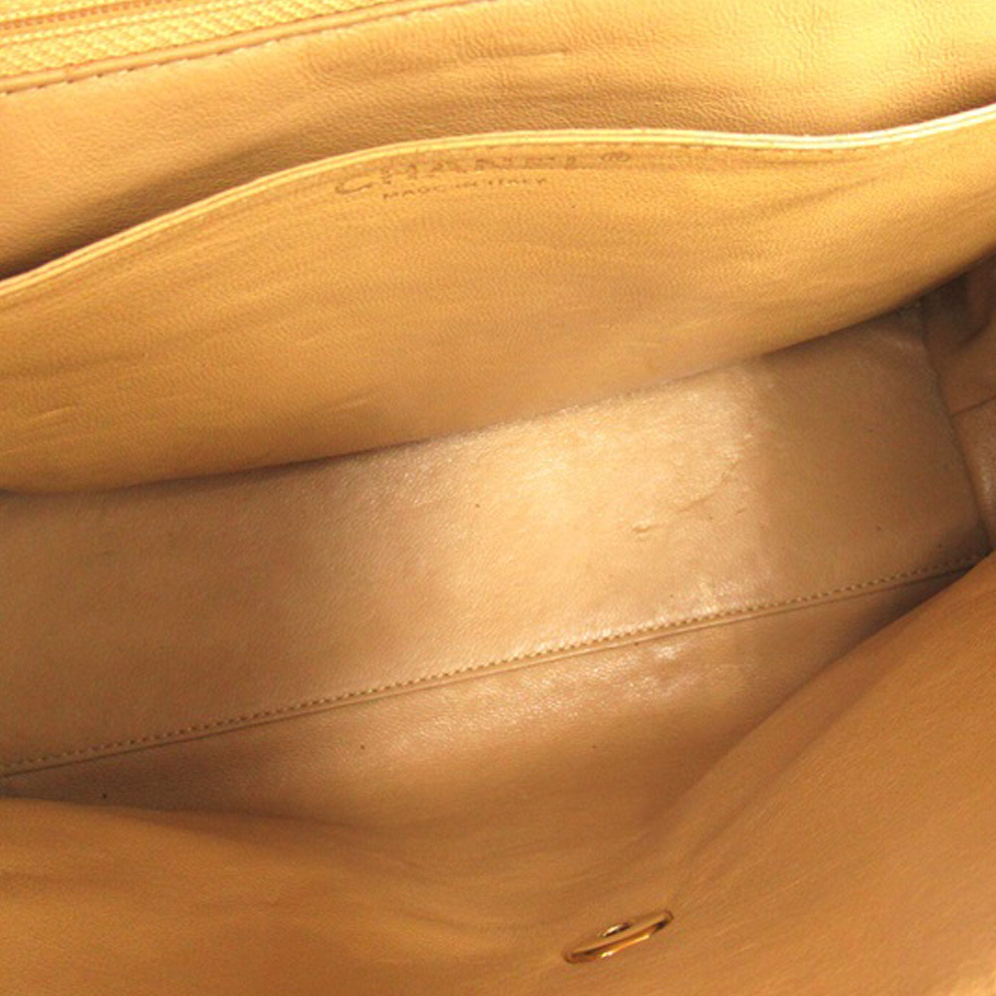 Chanel | Pre-Owned Caviar Kelly Top Handle Bag | Brown/Light Brown