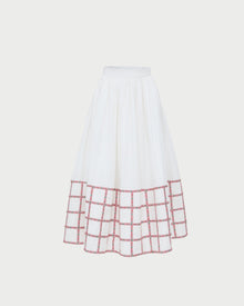 Color: Cream/Red Ribbon