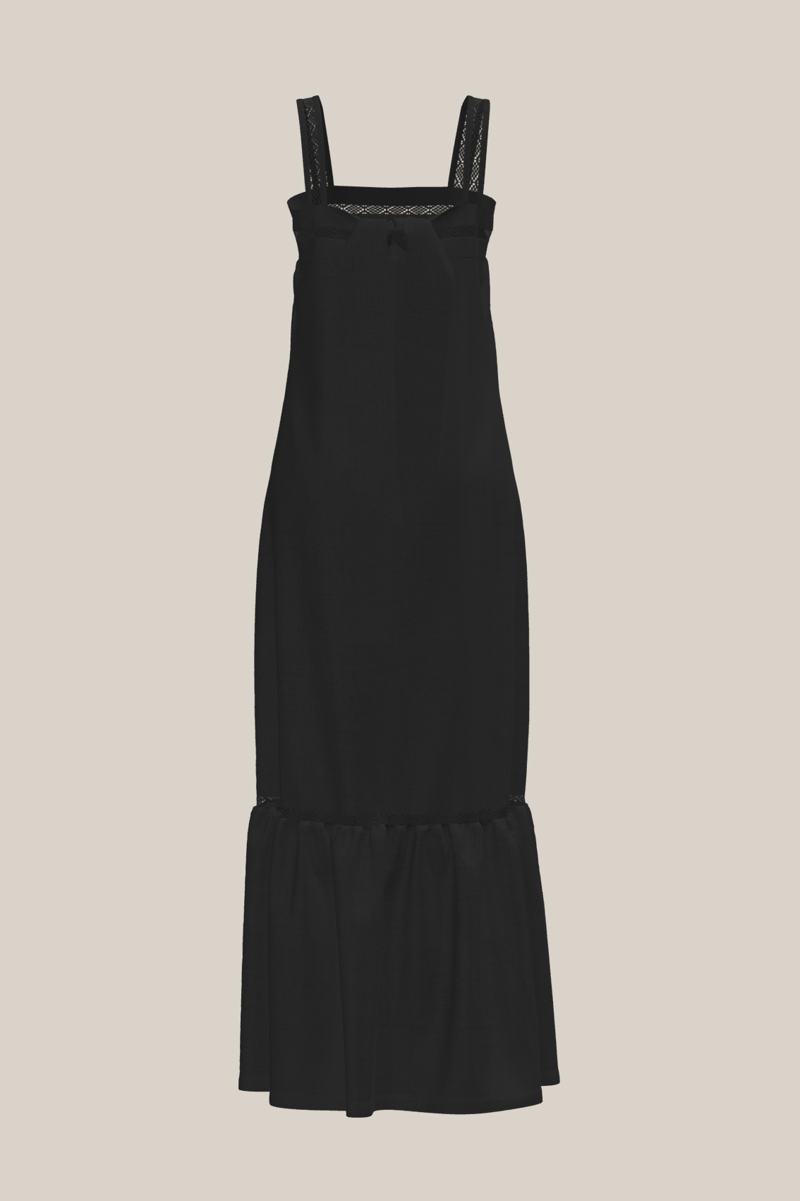 Aria Long Dress - II | Black