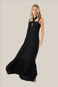 Aria Long Dress - II | Black