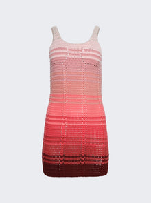 Women | Amiri | Sunset Ombre Crochet Dress | Pink