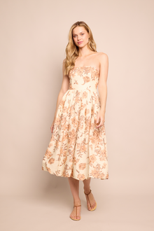 Anisha Dress | Farfella Border Egret