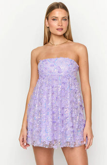 Alison Mini Dress | Purple