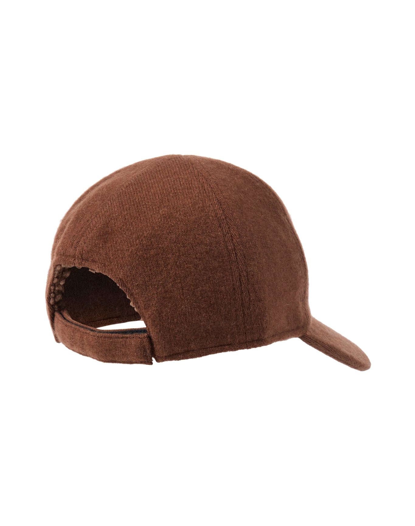 Amicale Cashmere | Women | Cashmere Blend Knit Baseball Cap | Currant