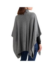 Amicale Cashmere | Women | Cashmere Poncho | Grey V1