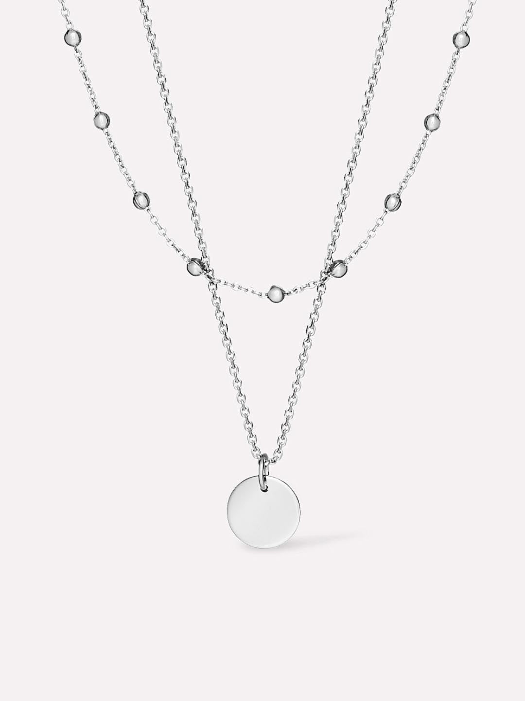 Ana Luisa Jewelry Necklaces Sets Coin Necklace Set Willow Silver Rhodium