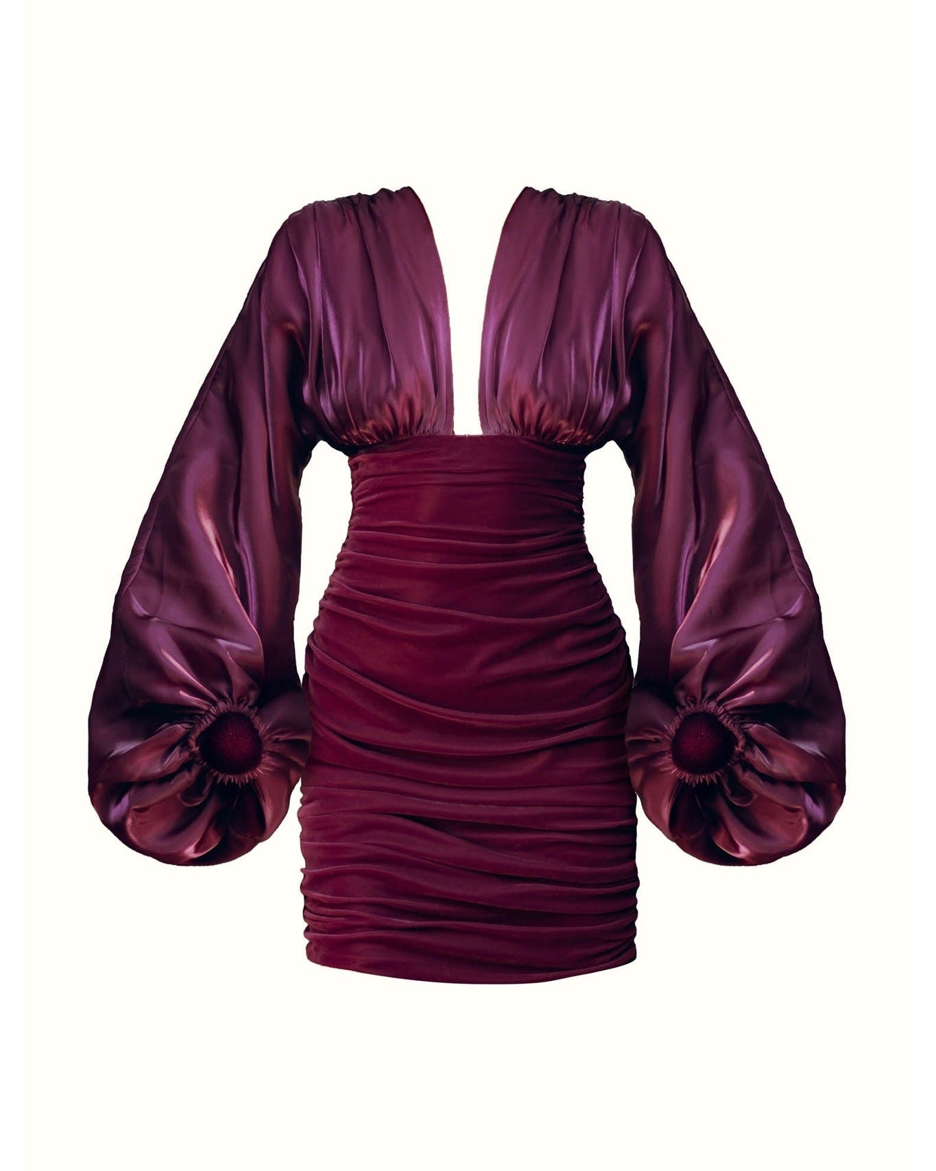 Anida Mini Dress | Maroon