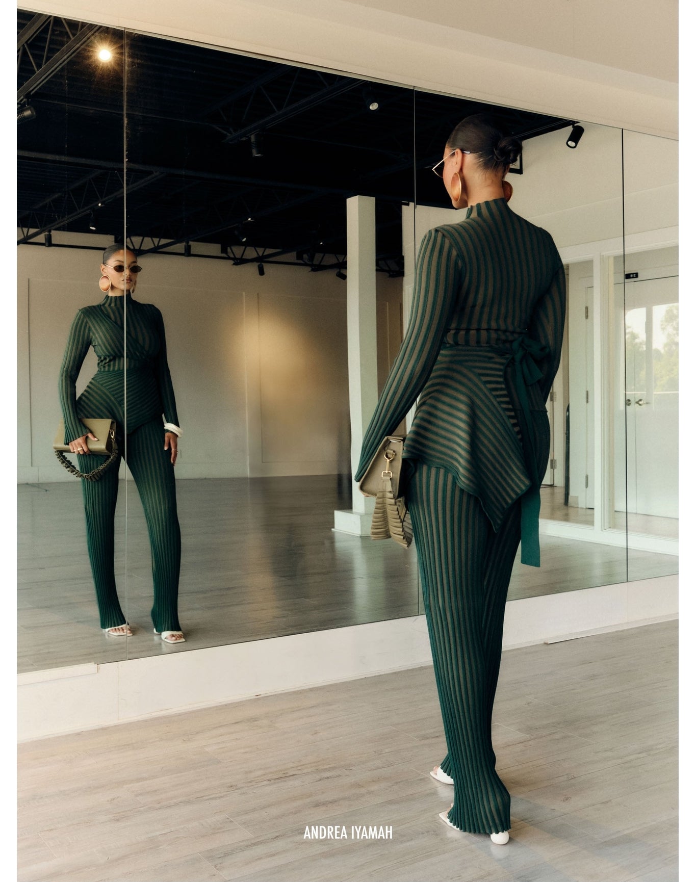Ayo Knit Pants | Green