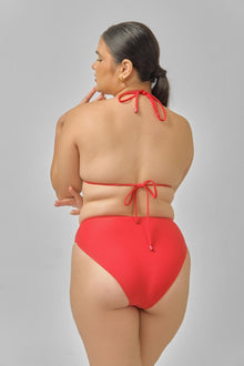 Women | High Waist Bottoms | Shanghai Red