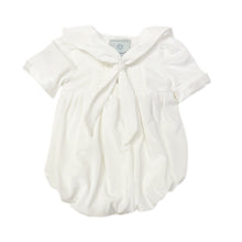 Unisex | Helenus Velour Romper | Ivory