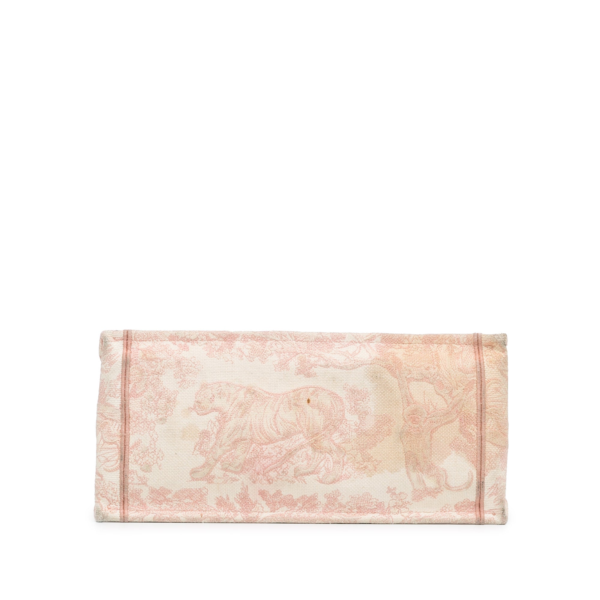 Dior | Pre-Owned Medium Toile de Jouy Book Tote | Pink/Light Pink