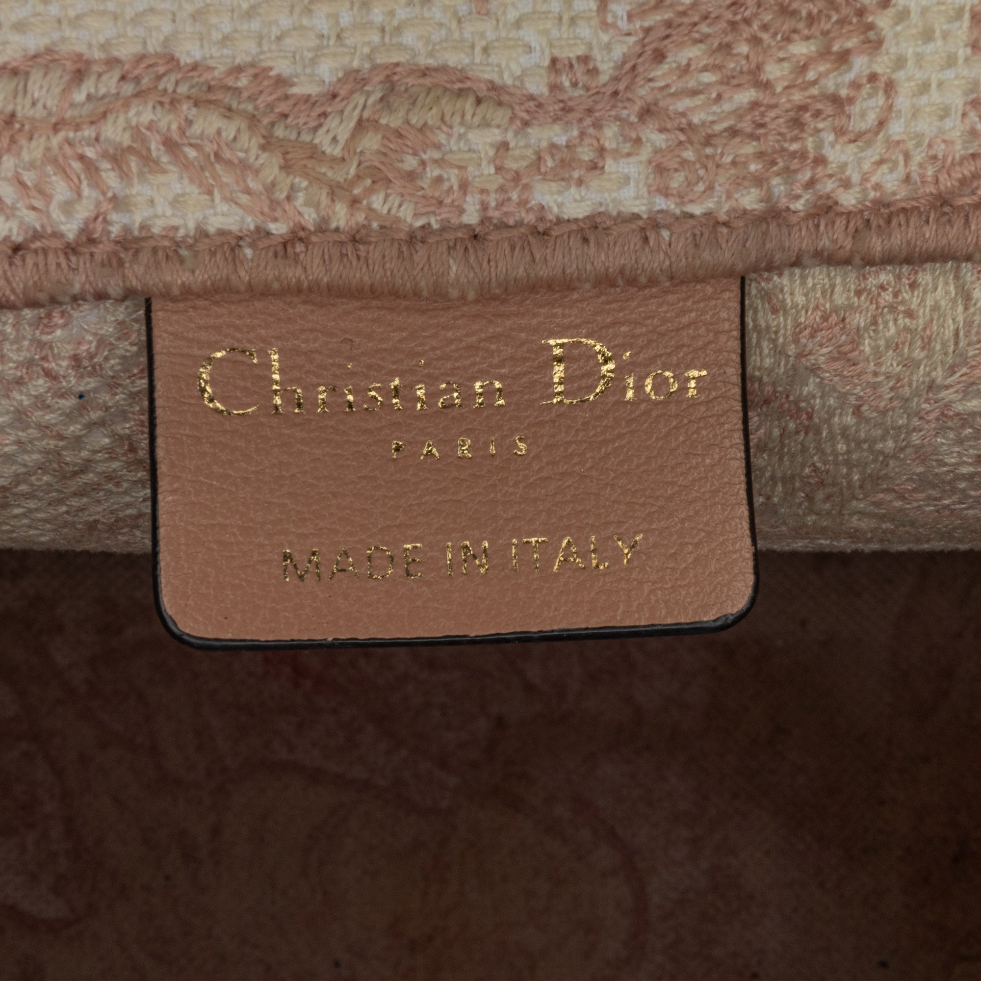 Dior | Pre-Owned Medium Toile de Jouy Book Tote | Pink/Light Pink