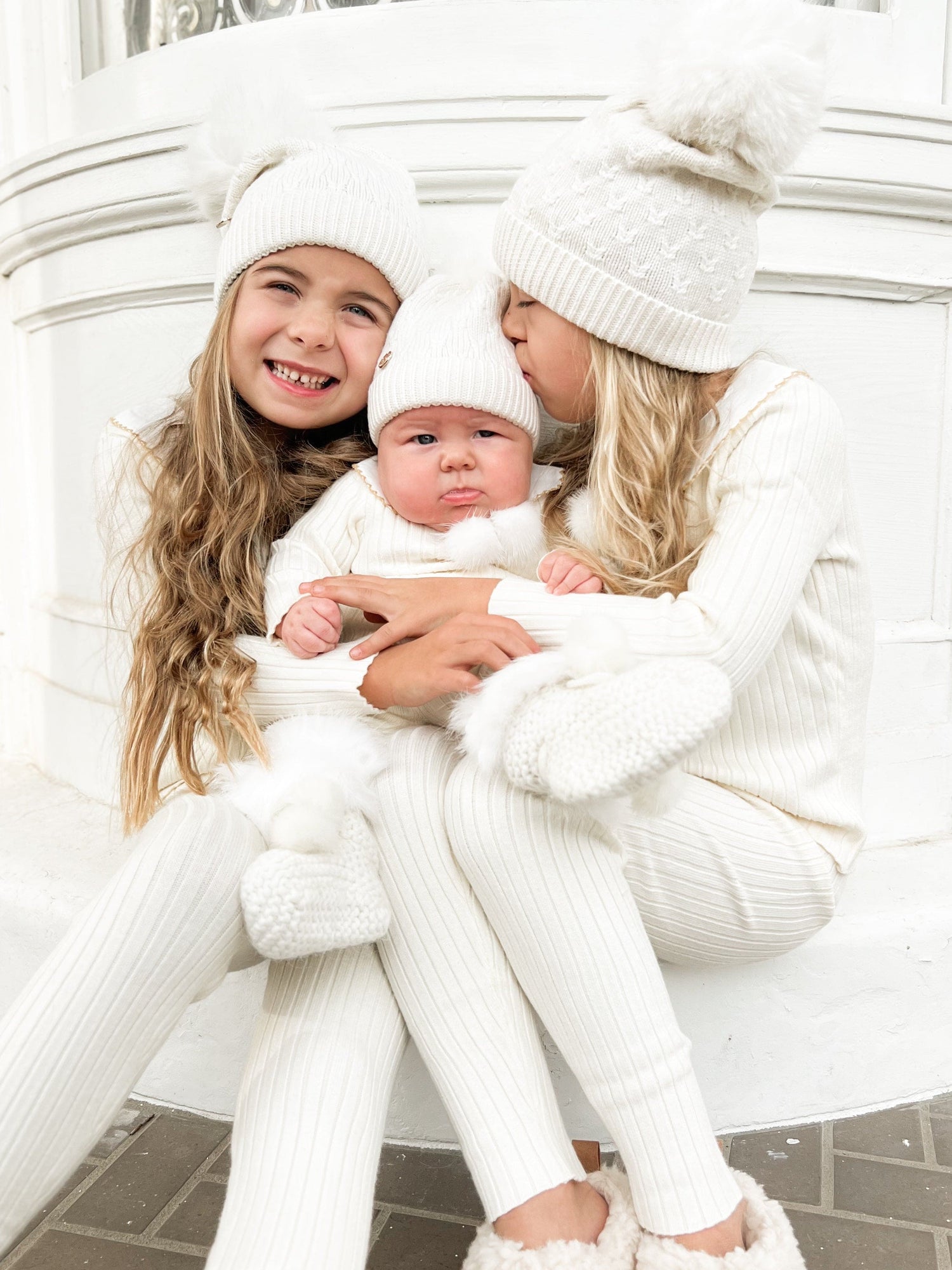 Unisex | Parker Merino Wool Foldover Beanie Hat | Ivory