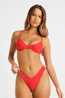 Women | Cheeky V Bottoms | Shanghai Red