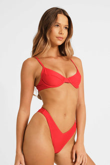 Women | Cheeky V Bottoms | Shanghai Red