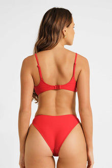 Women | Scoop Neck Top | Shanghai Red