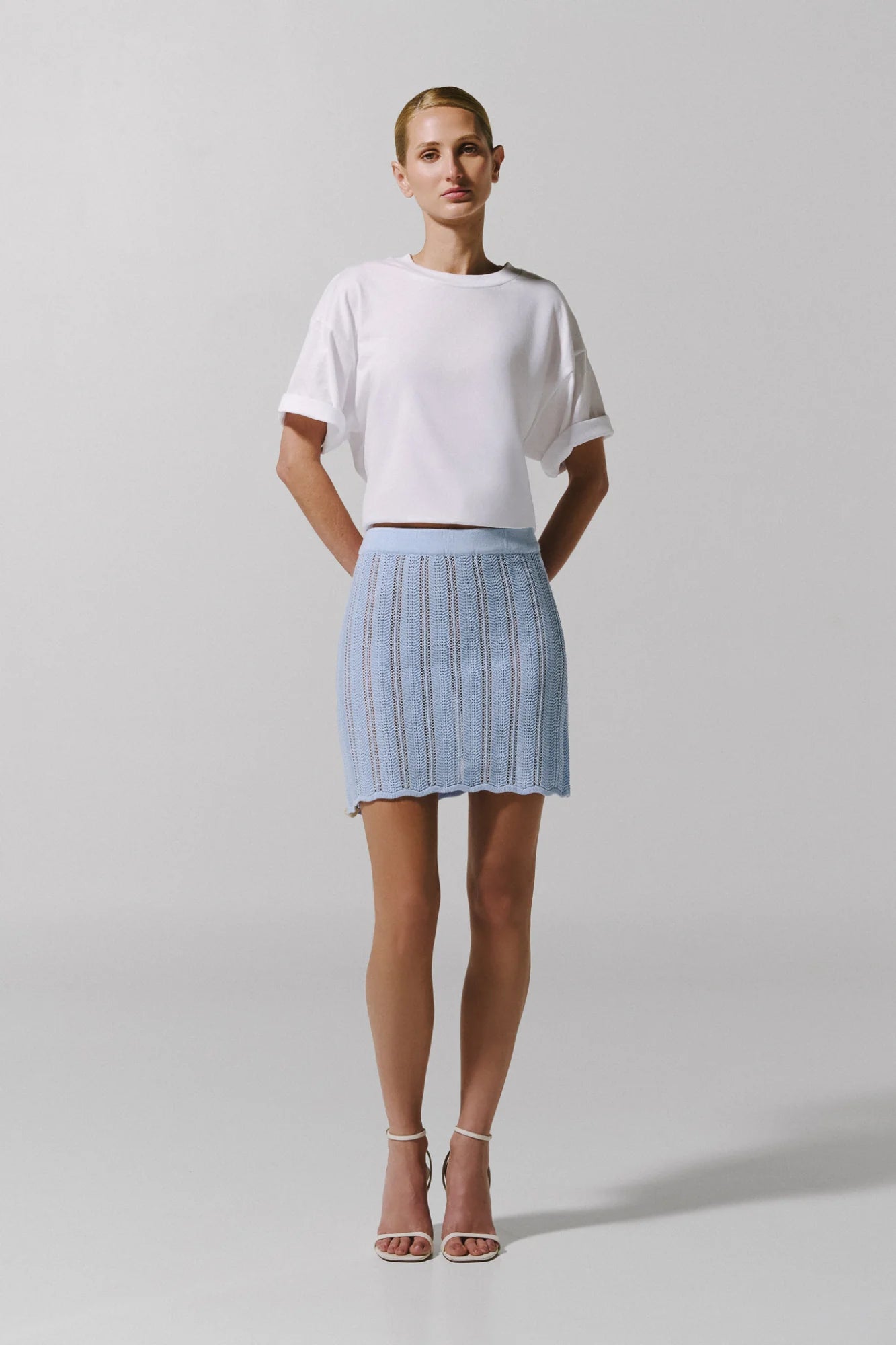 Corsica Mini Skirt | Ciel