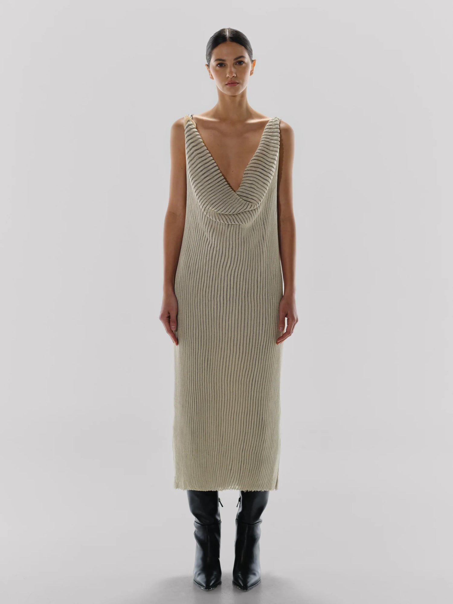 Noche Midi Dress | Silver Night