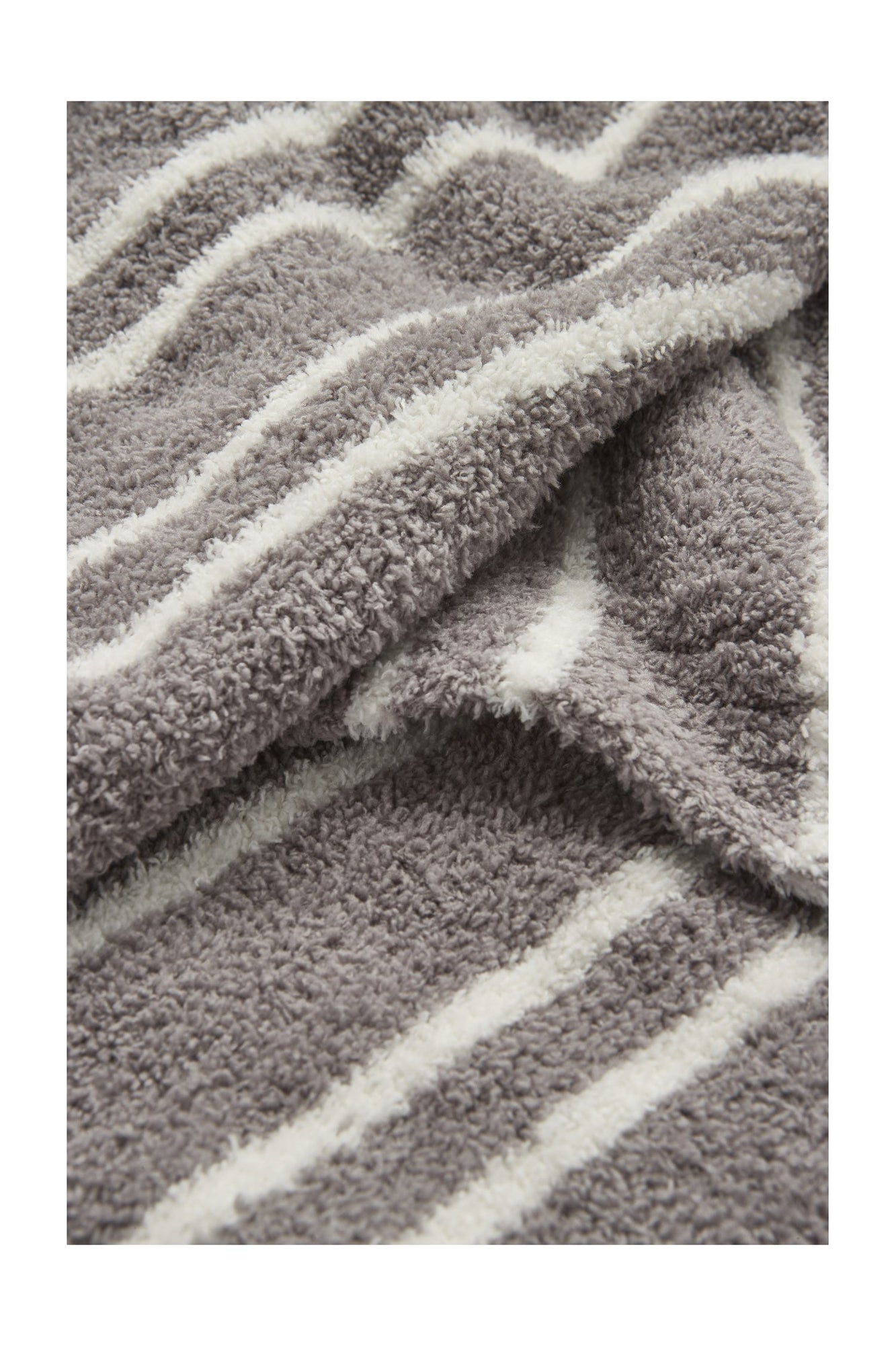 Cozychic Doubled Stripe Blanket | Beach Rock/Cream