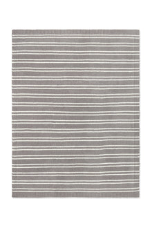 Cozychic Doubled Stripe Blanket | Beach Rock/Cream