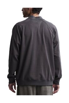 Mens | Malibu Collection Pima Cotton Fleece Half Zip Pullover | Carbon