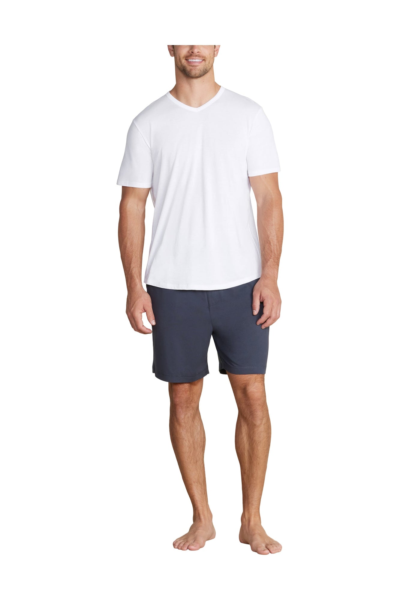 Mens | Malibu Collection Washed Jersey Short Sleeve | White
