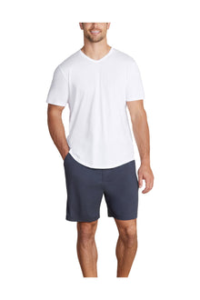 Mens | Malibu Collection Washed Jersey Short Sleeve | White
