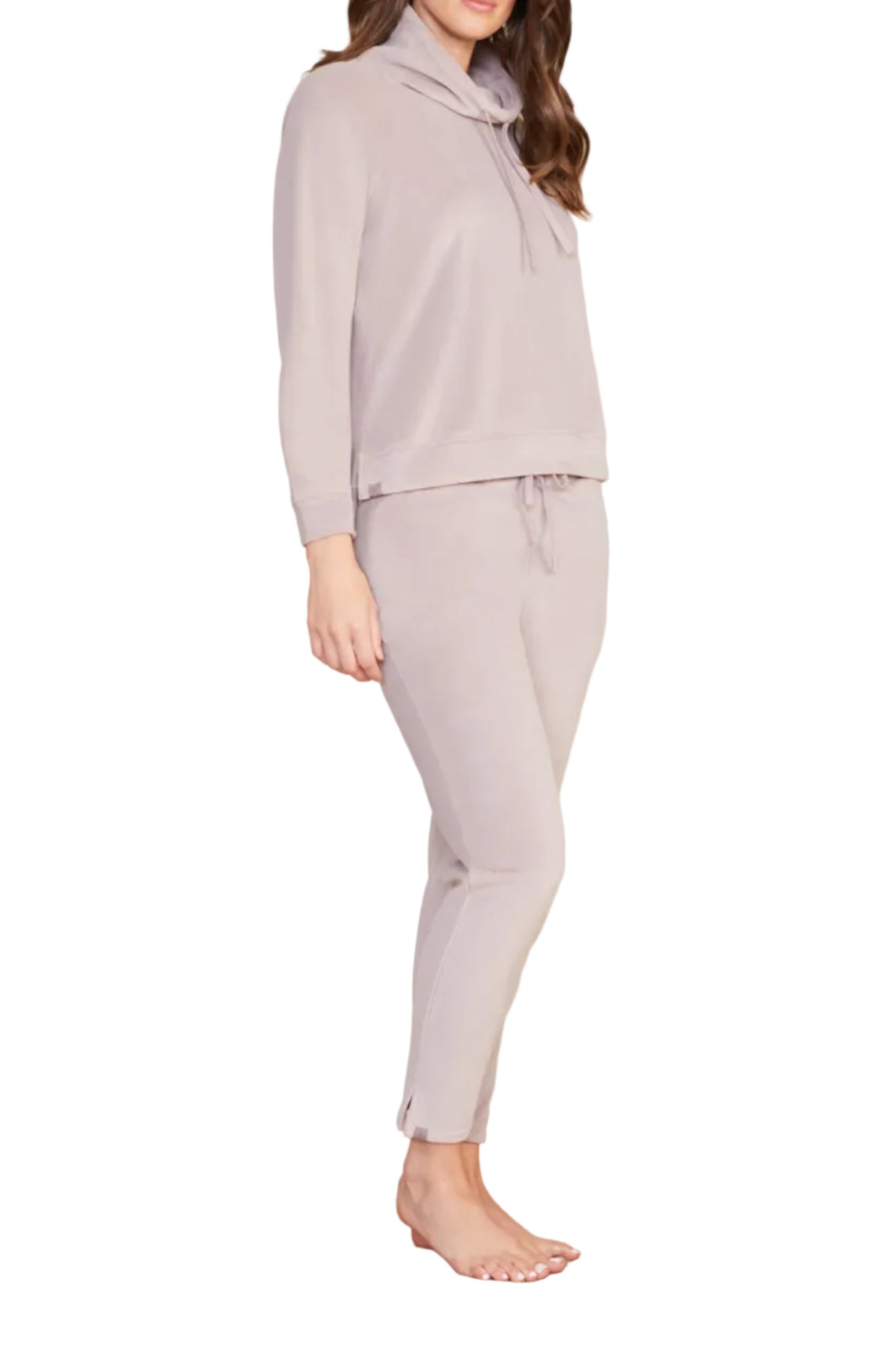 Womens | Luxechic Skinny Pant W/Zips | Deep Taupe