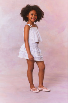 Girls Billie Cotton Stripe Skirt | Vintage Voyage