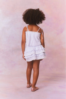 Girls Billie Cotton Stripe Skirt | Vintage Voyage