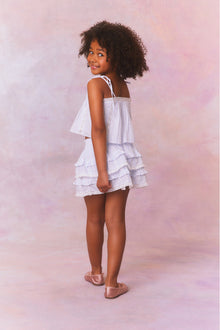 Girls Billie Cotton Stripe Skirt | Vintage Voyage